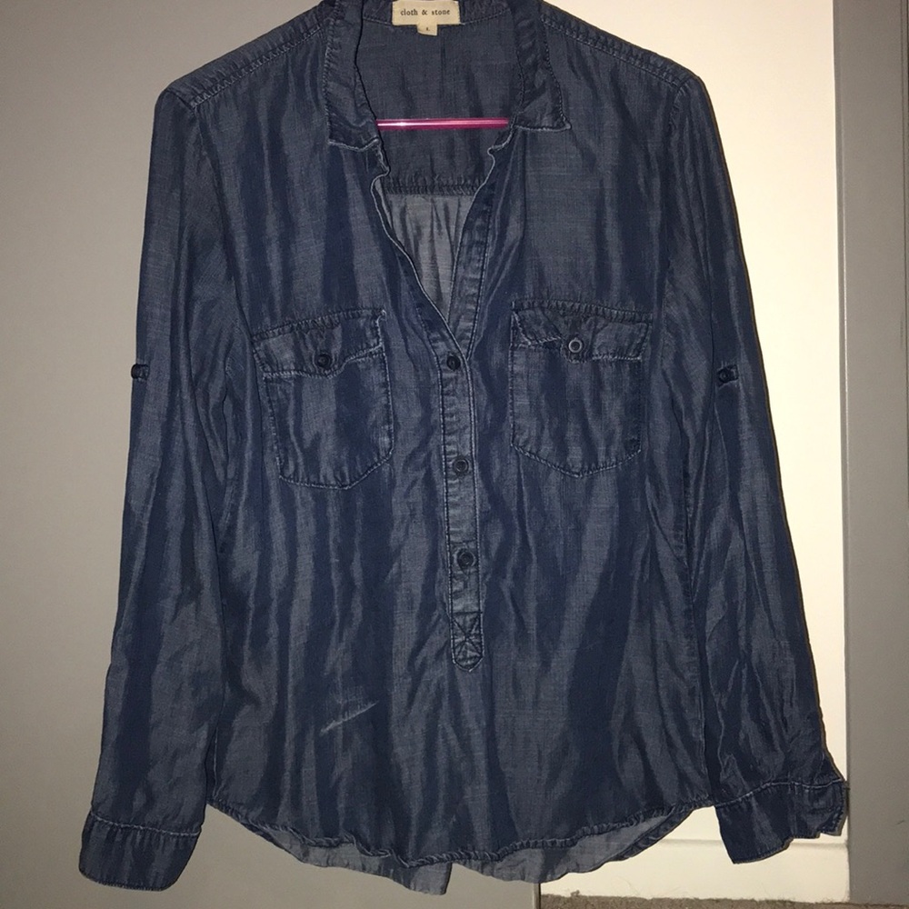 Cloth & Stone chambray shirt